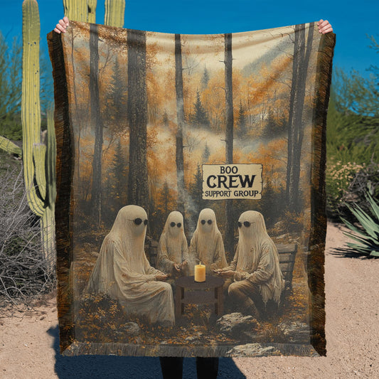 Boo Crew Blanket – Ghostly Support Group