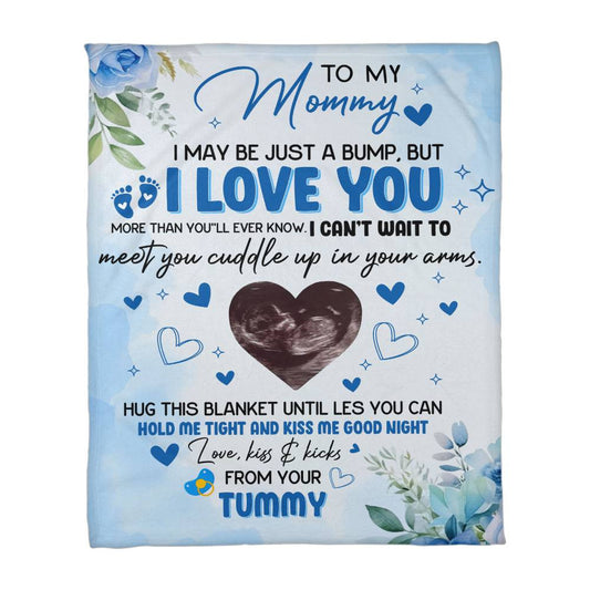 Personalized Mommy Blanket–Custom Baby Blanket for Moms on Mother’s Day!