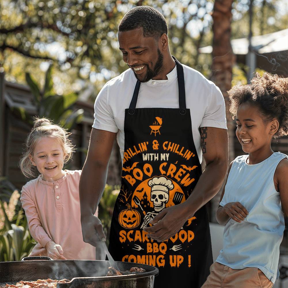 Grillin and Chillin Father's day apron !