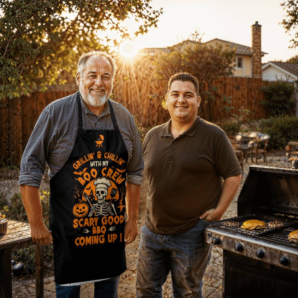 Grillin and Chillin Father's day apron !