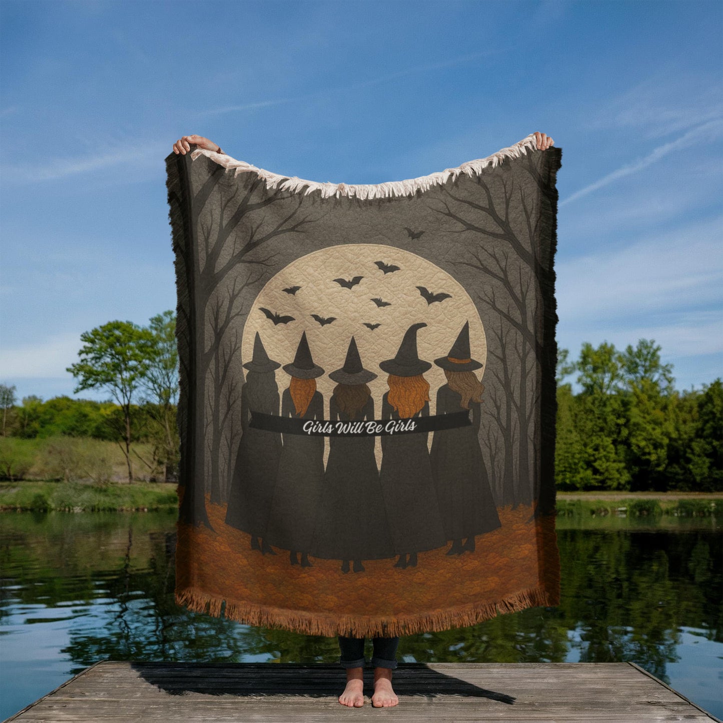 Girls Will Be Girls Halloween Blanket