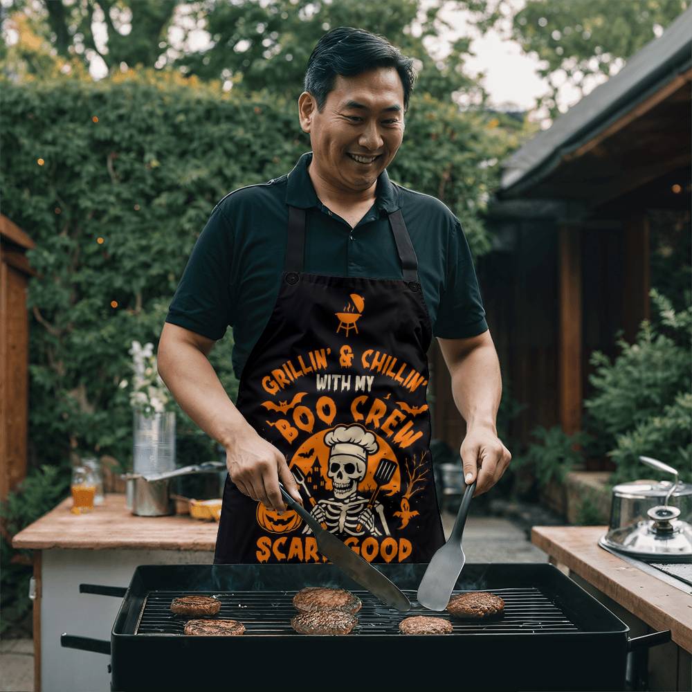 Grillin and Chillin Father's day apron !