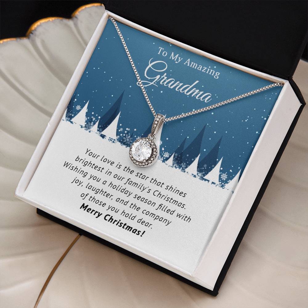 To My Amazing Grandma - Filled with Joy - Christmas Gift - Eternal Hope Necklace