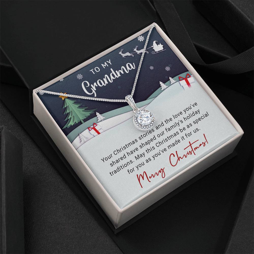 To My Grandma - The Love - Christmas Gift - Eternal Hope Necklace