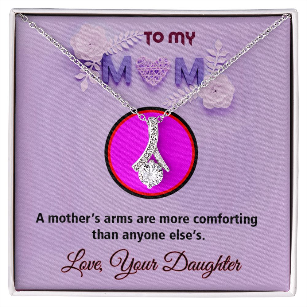 To My Mom, Alluring Beauty Necklace - YERTIZZ.COM