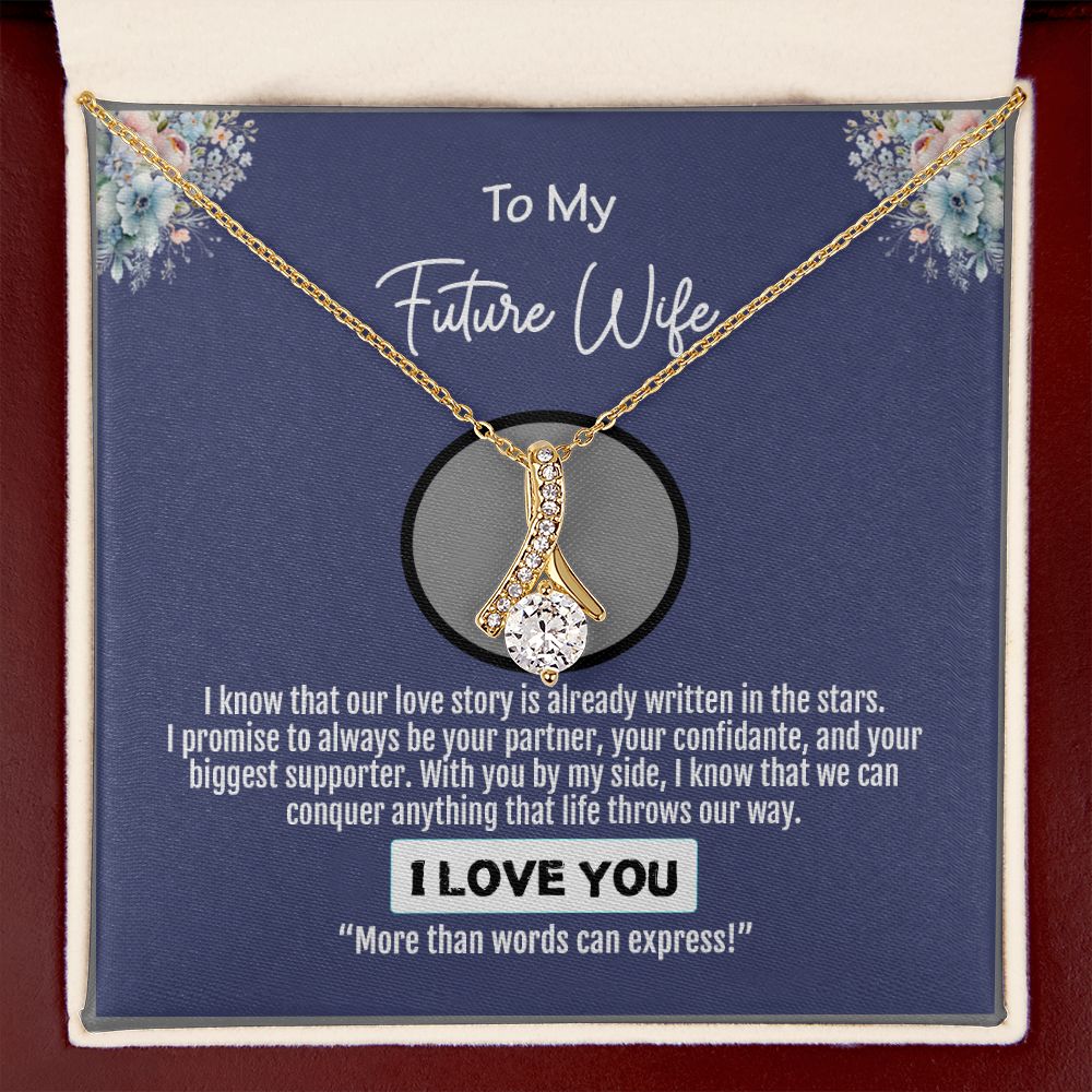 To My Future Wife, Love You Always Forever, Alluring Beauty Necklace - YERTIZZ.COM