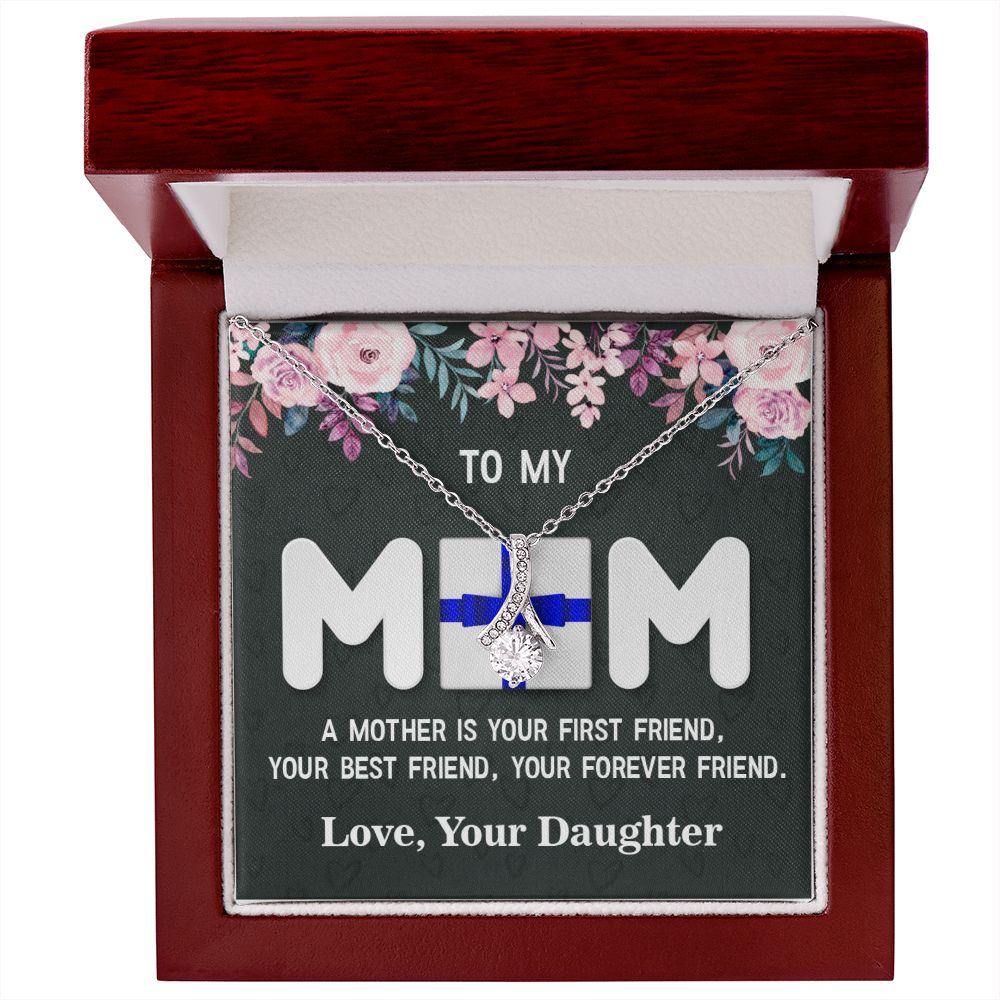 To My Mom, Alluring Beauty Necklace - YERTIZZ.COM