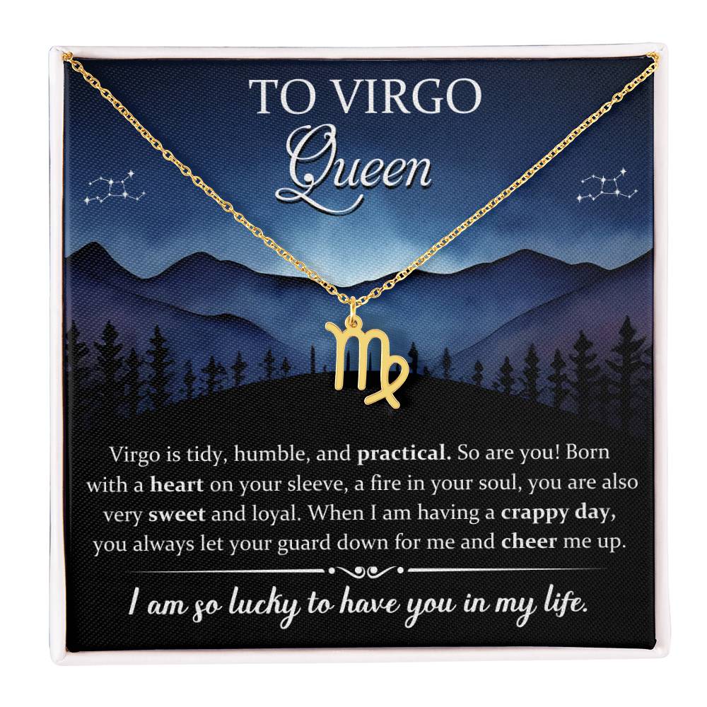 Virgo, Zodiac, Sign, Astrological Pendant, Necklace - YERTIZZ.COM