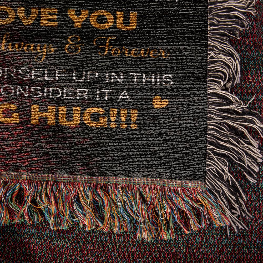 Heirloom Woven Blanket-Portrait, To My Wife - YERTIZZ.COM