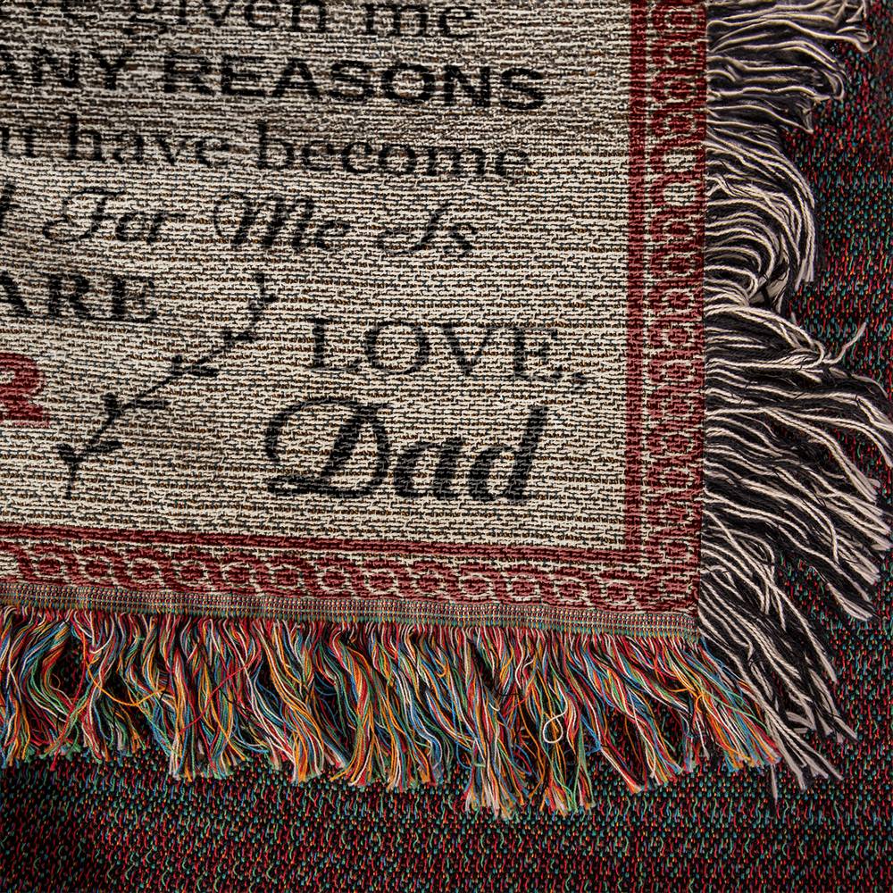 Heirloom Woven Blanket-Portrait, To My Daughter - YERTIZZ.COM
