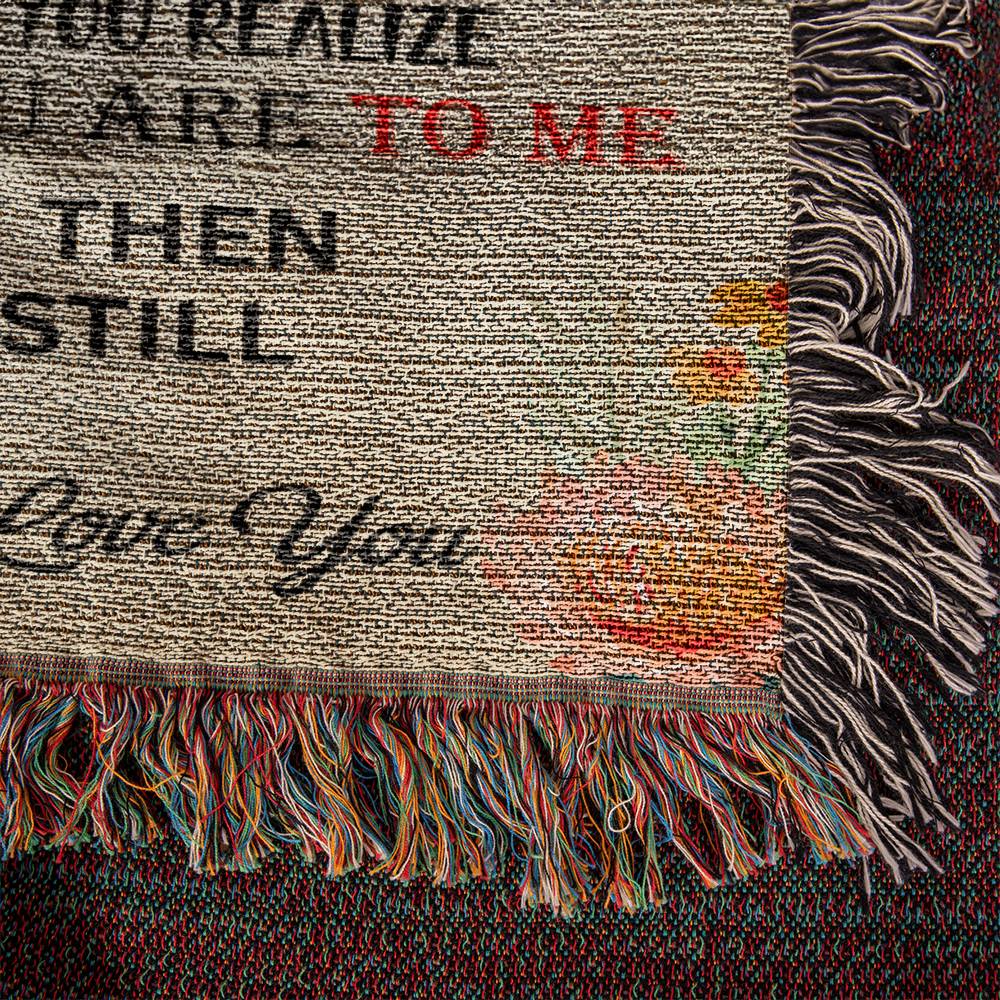Heirloom Woven Blanket-Portrait, To My Wife, Love You - YERTIZZ.COM