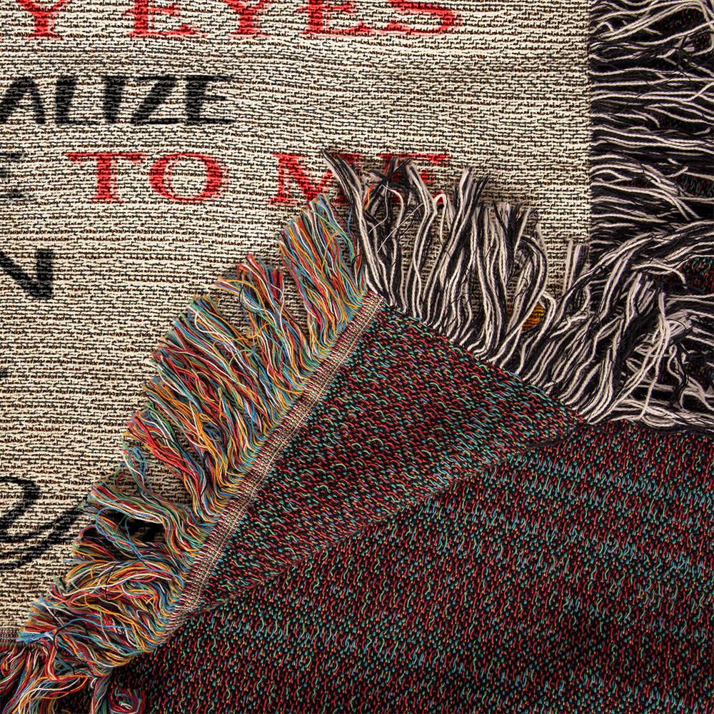 Heirloom Woven Blanket-Portrait, To My Wife, Love You - YERTIZZ.COM