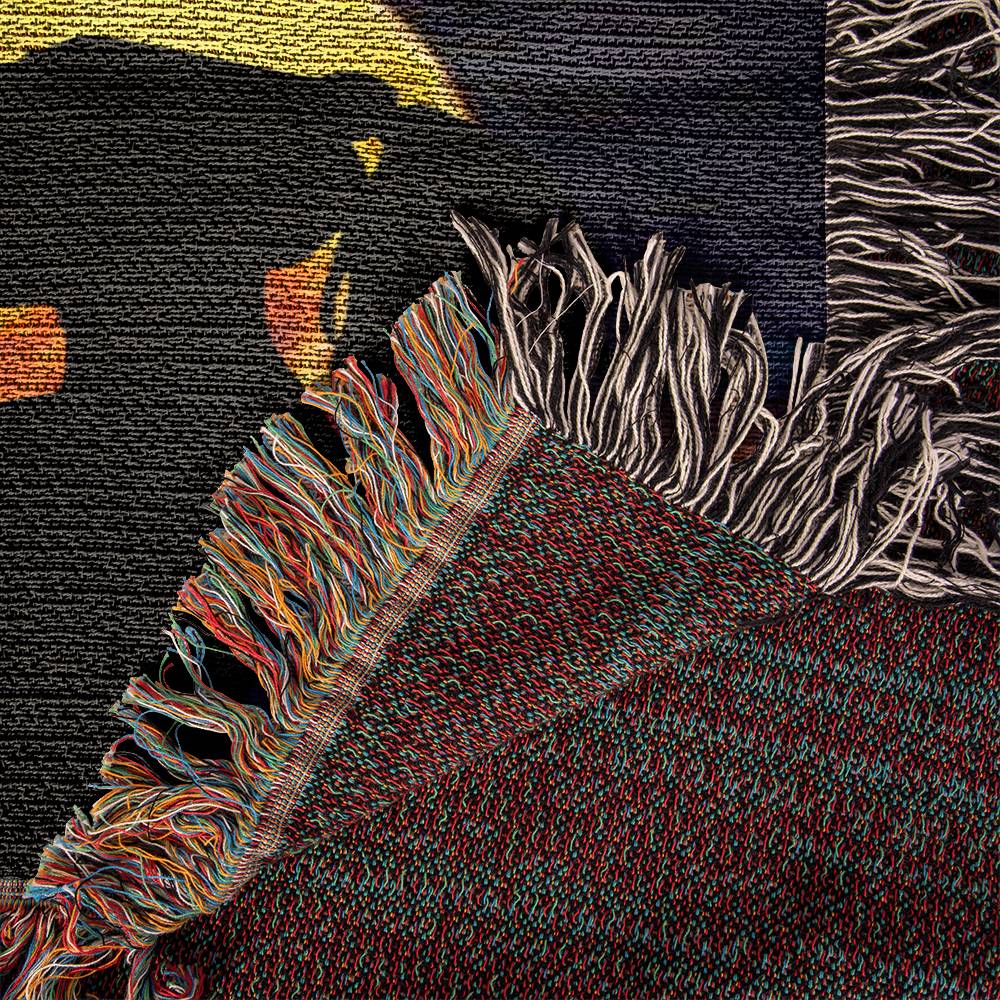 Heirloom Woven Blanket-Portrait, To My Husband, Love You To The Moon - YERTIZZ.COM