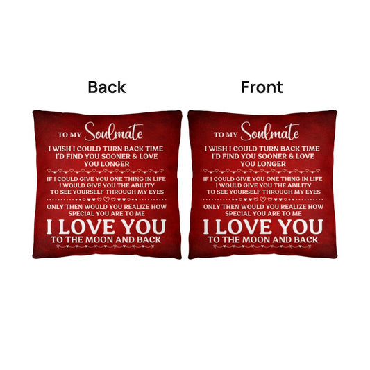 To My Soulmate, I Love You, Classic Throw Pillow - YERTIZZ.COM