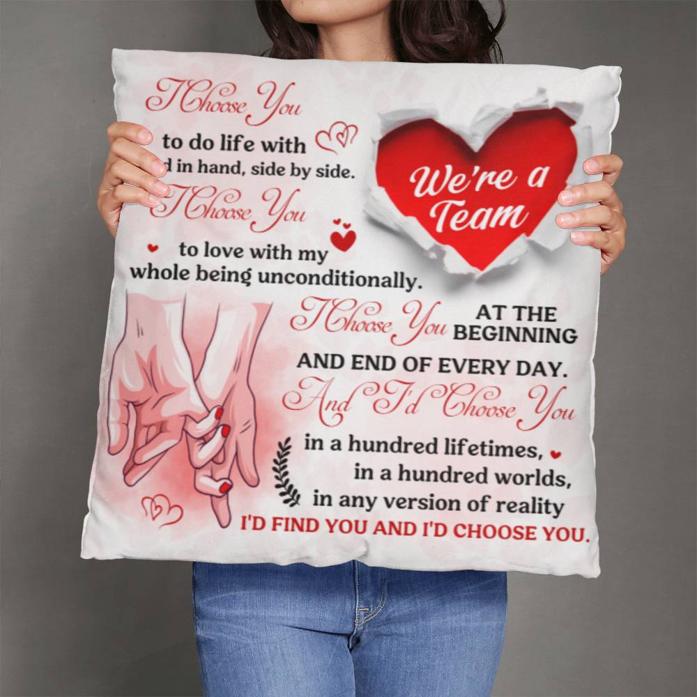 Classic Throw Pillow, To Wife, Soulmate, Girlfriend, Mother's Day - YERTIZZ.COM