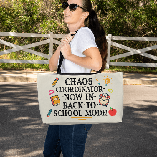 Chalkboards & Champions – Vibrant Tote for Everyday Teaching