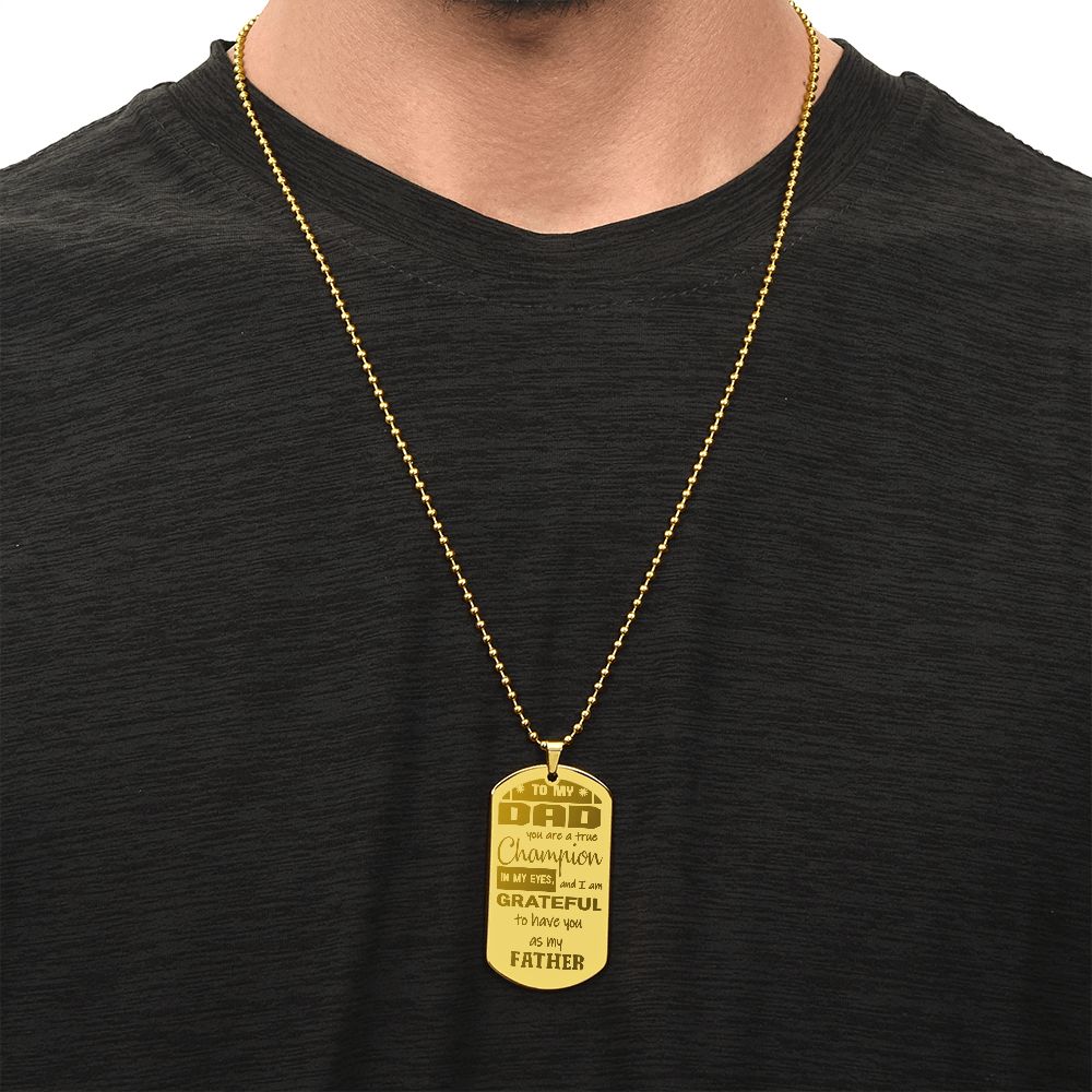 To My Dad, you are a true Champion, I am Grateful you're my Dad - YERTIZZ.COM