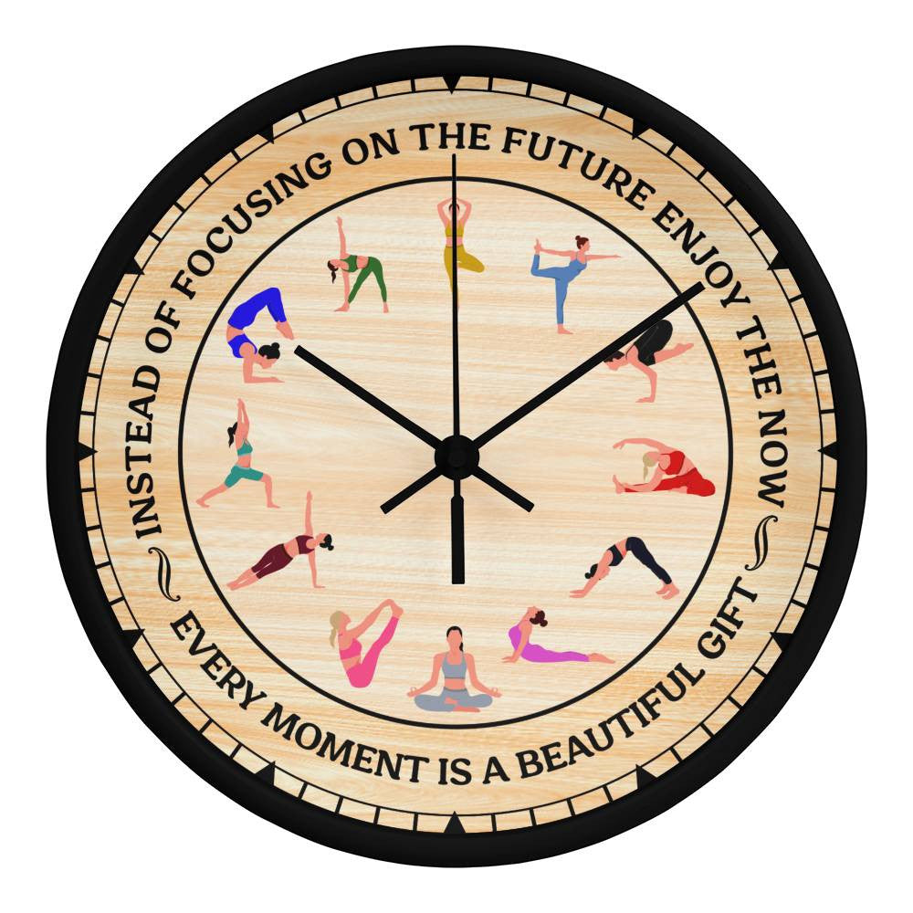 Wooden Frame 10inch Clock - Choose Your Clock Face Image