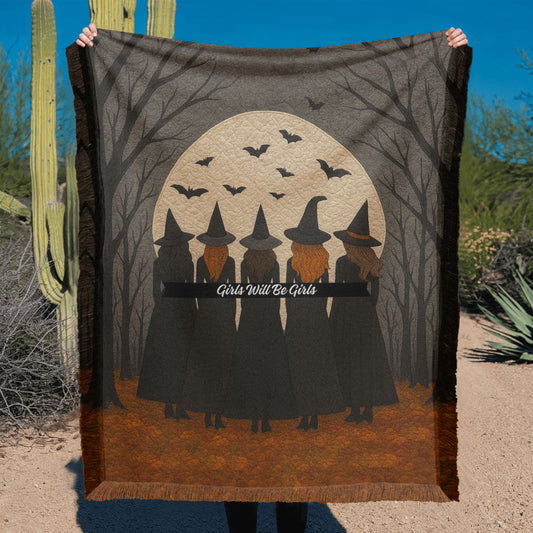 Girls Will Be Girls Halloween Blanket