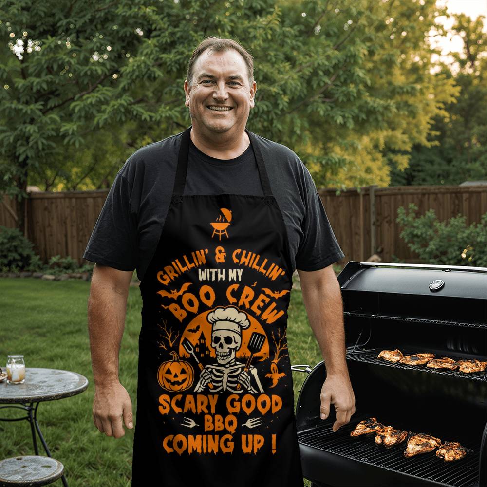 Grillin and Chillin Father's day apron !