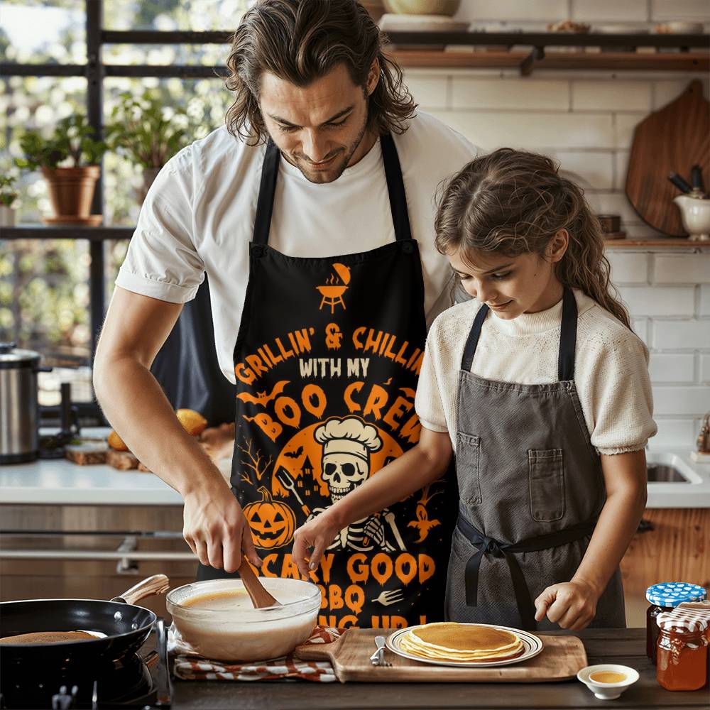 Grillin and Chillin Father's day apron !