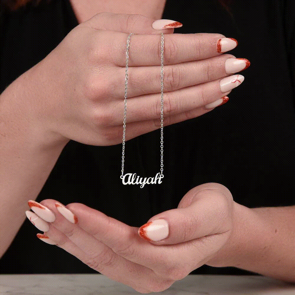 To My Precious Daughter, Custom Name Necklace - YERTIZZ.COM