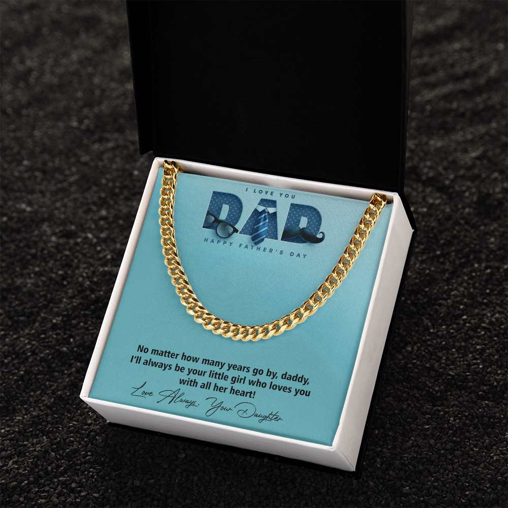 Cuban Linked Chain, Jewelry, Gift, Father's Day, Fathers Day, Father, Dad