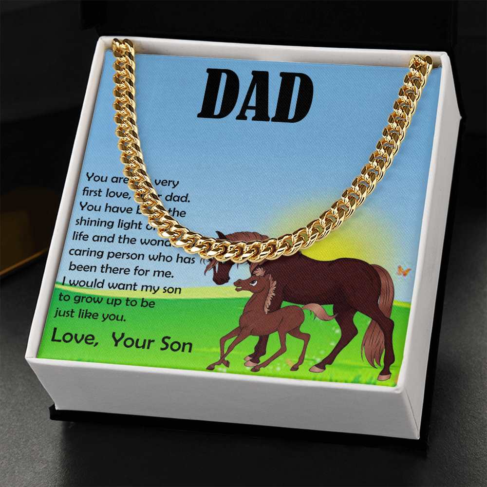 Cuban Linked Chain, Gift, Jewelry, Gift, Father, Dad