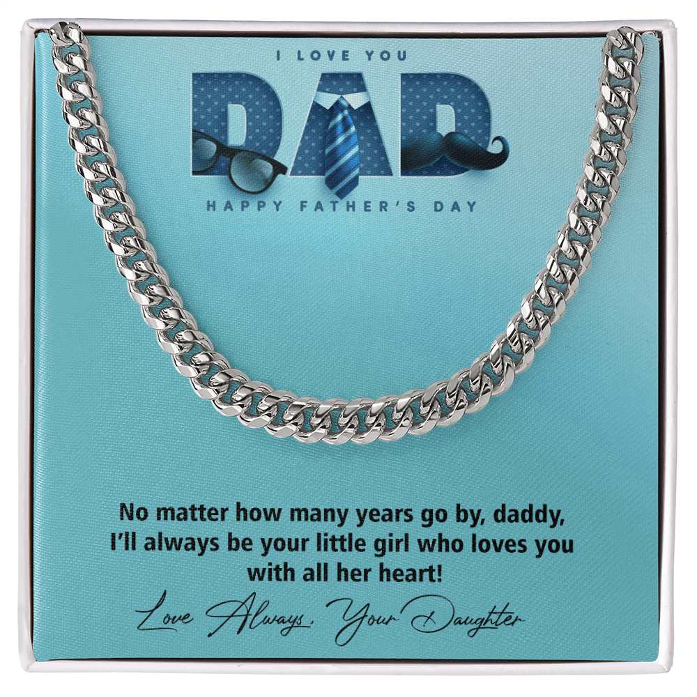 Cuban Linked Chain, Jewelry, Gift, Father's Day, Fathers Day, Father, Dad