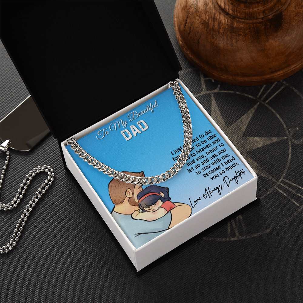Cuban Linked Chain, Gift, Jewelry, Gift, Father, Dad, To Dad