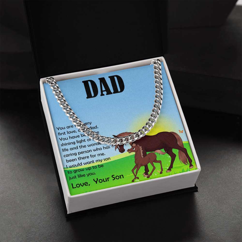 Cuban Linked Chain, Gift, Jewelry, Gift, Father, Dad