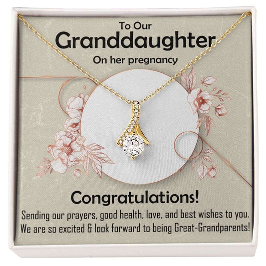 Alluring Beauty Necklace, Jewelry Gift, Granddaughter, Pregnancy, Congratulations