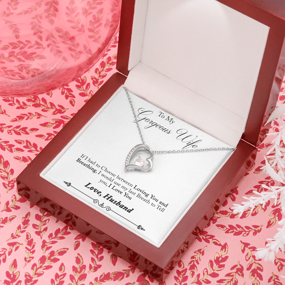 Forever Love Necklace, Gift, Jewelry, Wife, To Wife - YERTIZZ.COM