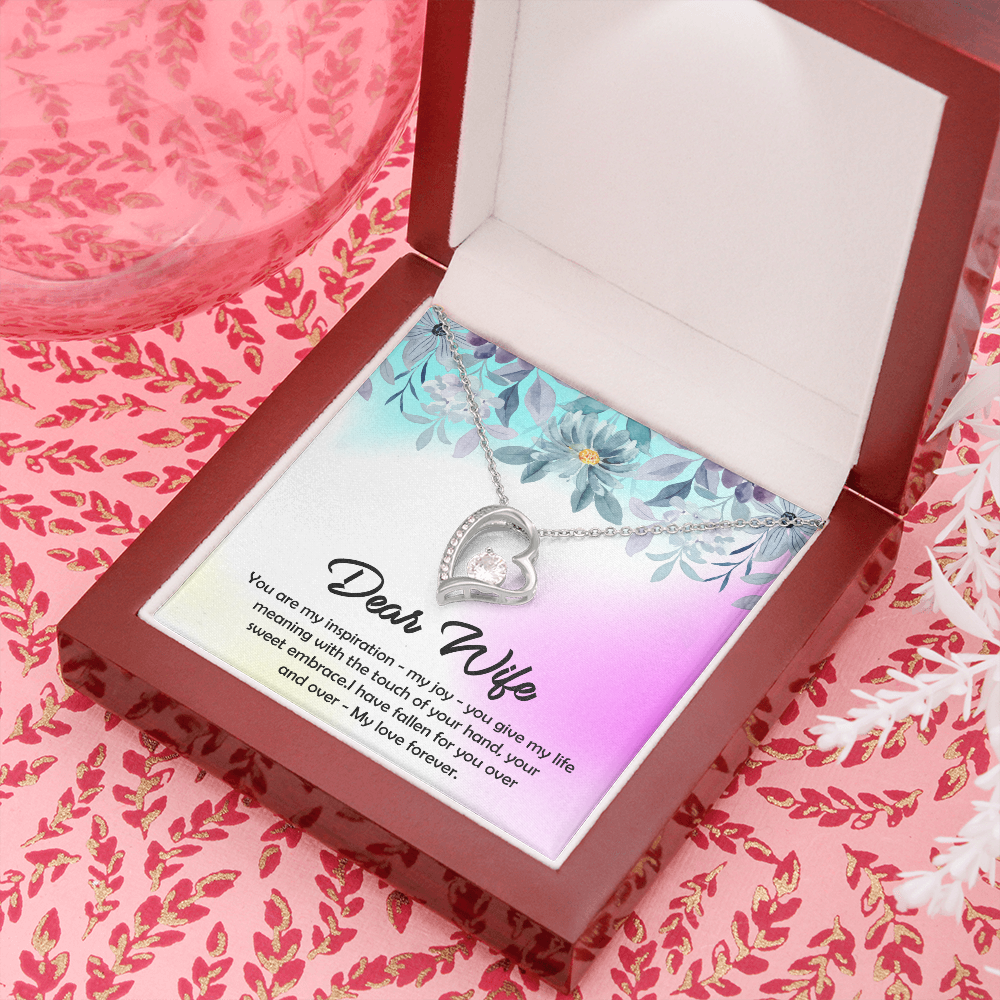 To My Dear Wife - You Are My Inspiration, Forever Love Necklace Jewelry, Gift - YERTIZZ.COM