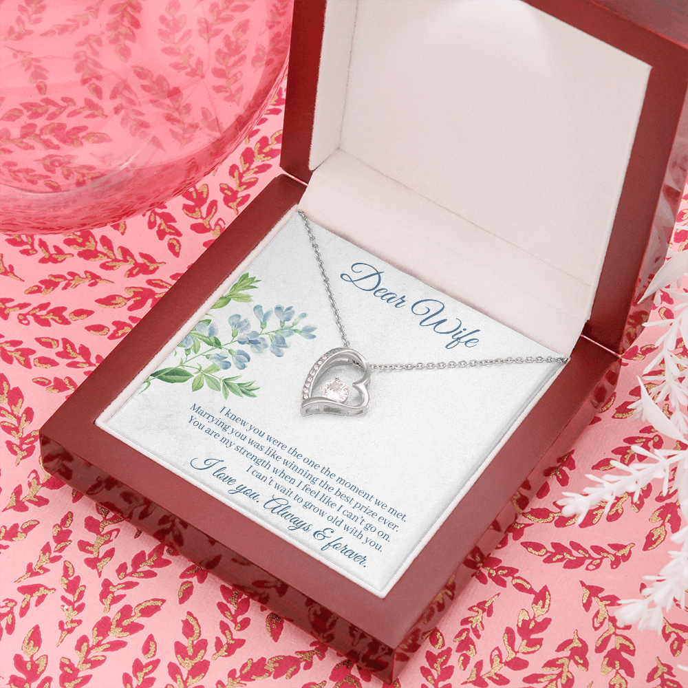 Forever Love Necklace, Gift, Jewelry, Wife, To Wife - YERTIZZ.COM