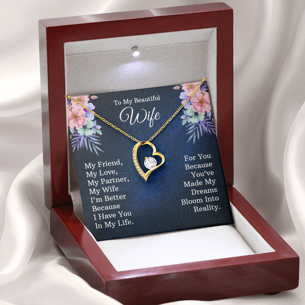 Forever Love Necklace, Gift, Jewelry, Wife, To Wife - YERTIZZ.COM