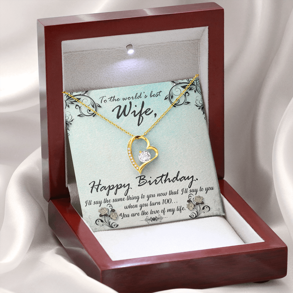 Forever Love Necklace, Gift, Jewelry, Gift, Jewelry, Wife, To Wife - YERTIZZ.COM