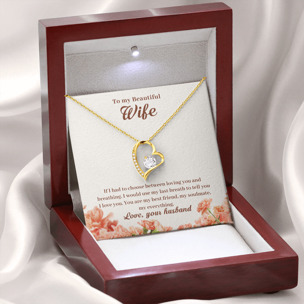 Forever Love Necklace, Gift, Jewelry, Wife, To Wife - YERTIZZ.COM