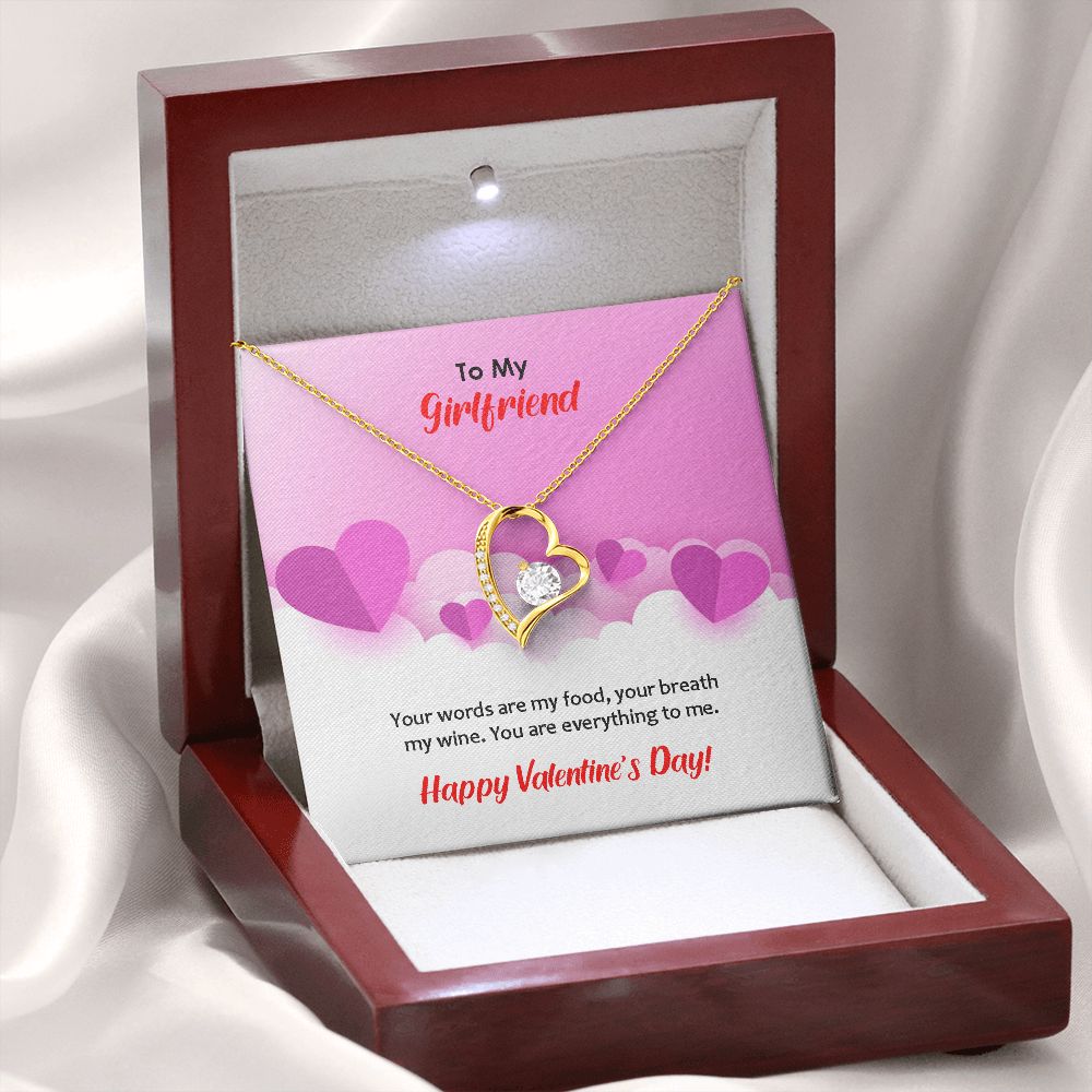 Forever Love Necklace, Valentines, Jewelry Gift, To My Girlfriend - YERTIZZ.COM