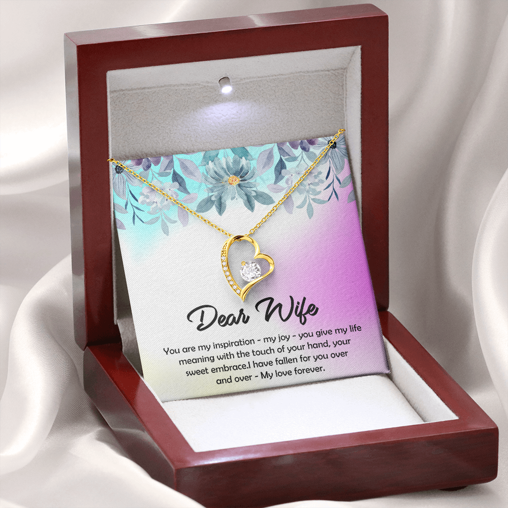 To My Dear Wife - You Are My Inspiration, Forever Love Necklace Jewelry, Gift - YERTIZZ.COM