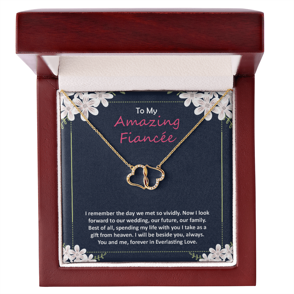 Everlasting Love, Solid Gold & Diamonds, Jewelry, Gift, Fiancée - YERTIZZ.COM