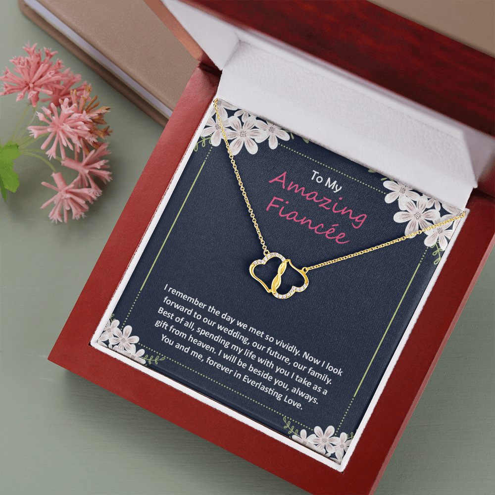 Everlasting Love, Solid Gold & Diamonds, Jewelry, Gift, Fiancée - YERTIZZ.COM