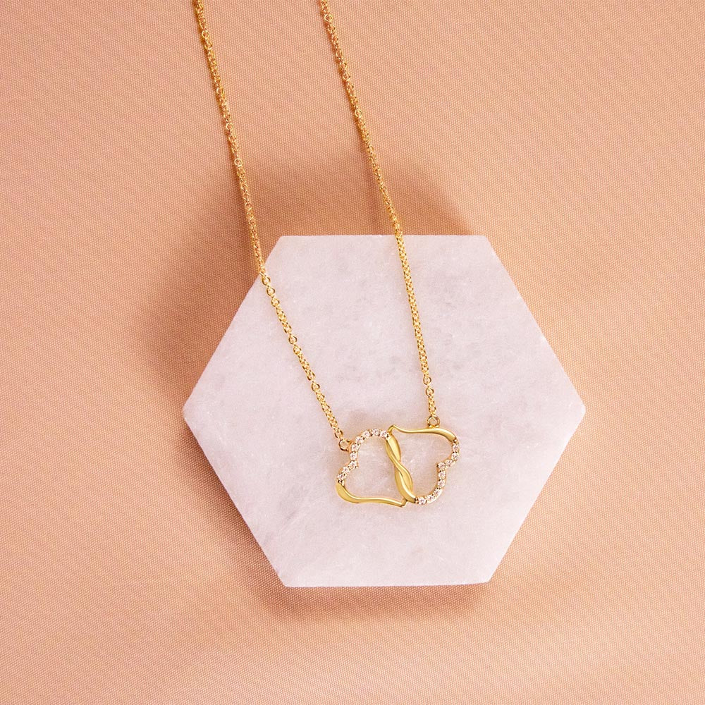 Everlasting Love, Solid Gold & Diamonds, Jewelry, Gift, Fiancée - YERTIZZ.COM
