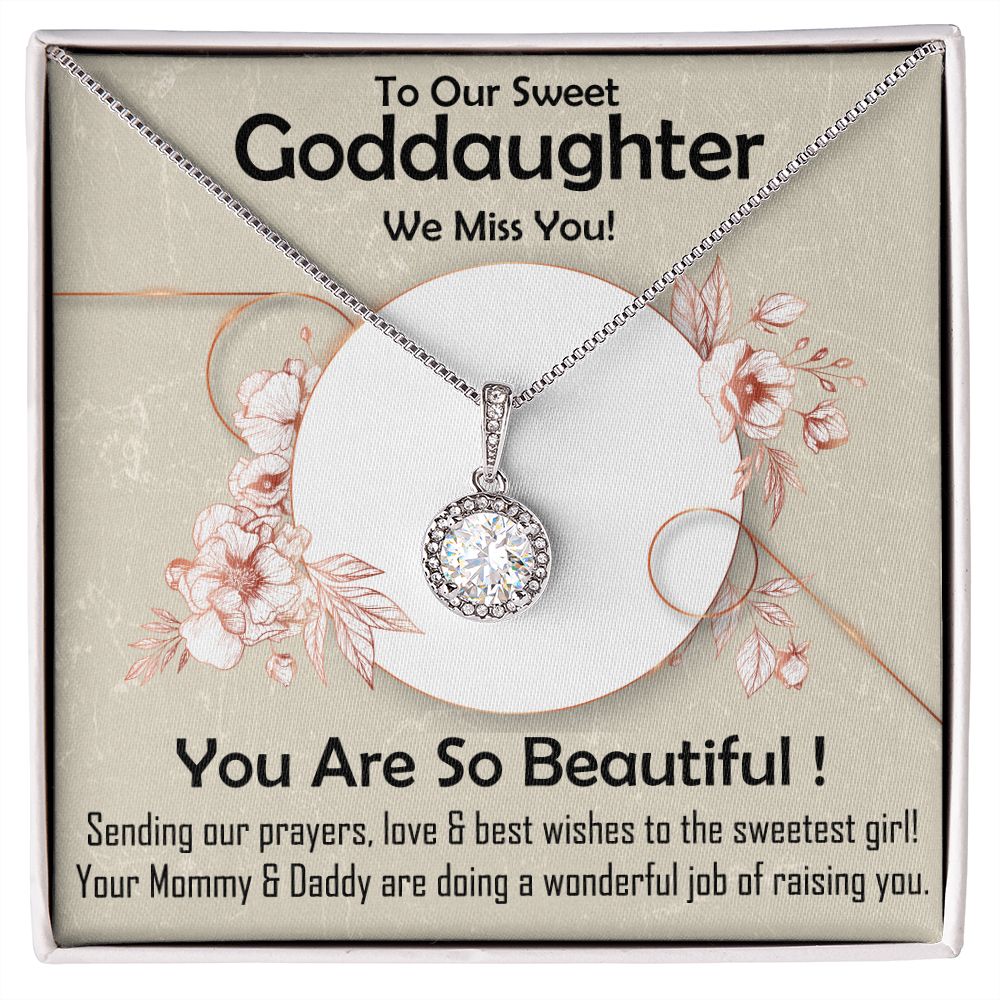 Eternal Hope Necklace, Goddaughter, Miss you