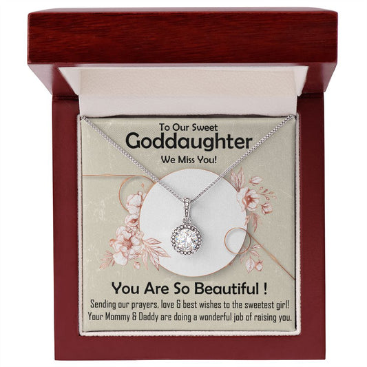 Eternal Hope Necklace, Goddaughter, Miss you