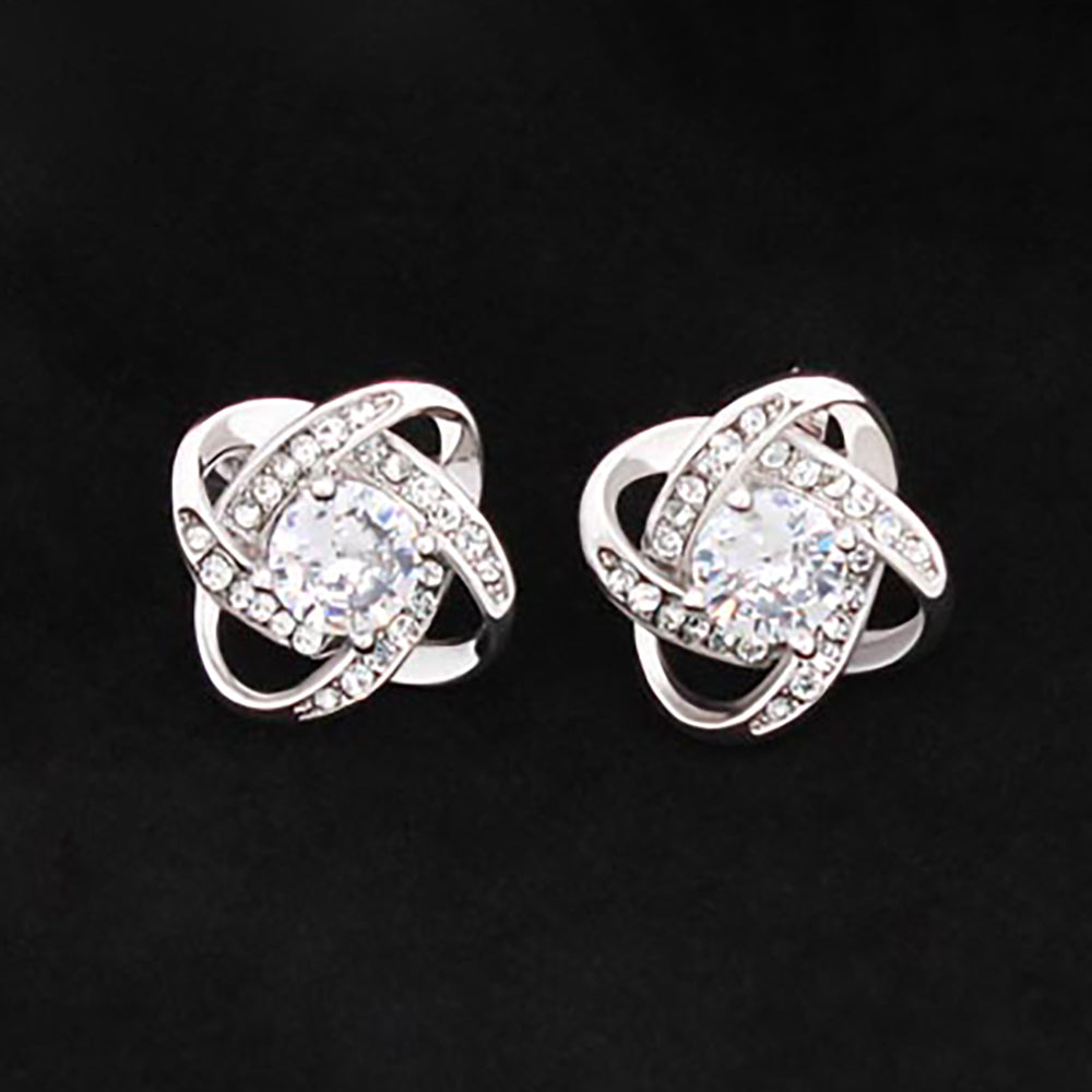 Love Knot Stud Earrings - YERTIZZ.COM