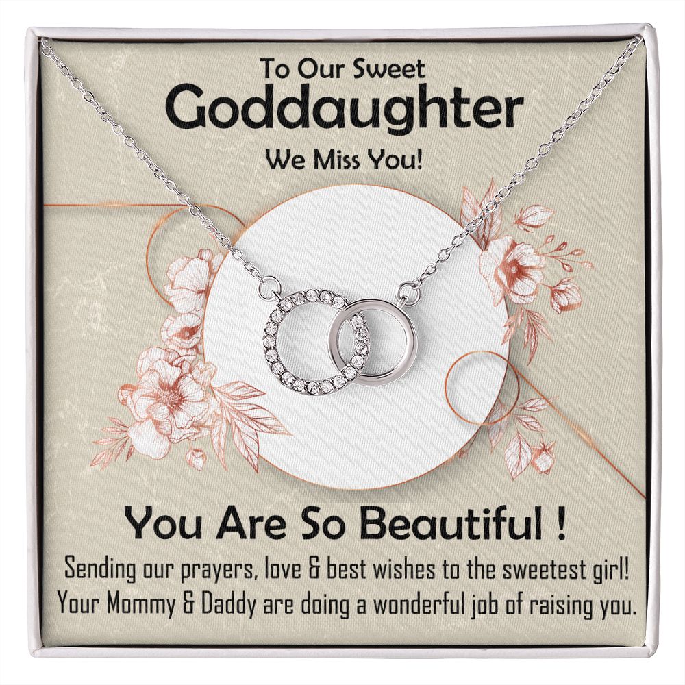 Perfect Pair Necklace, Gift, Jewelry, Goddaughter, Daughter