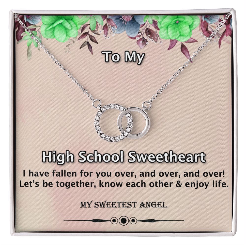 Perfect Pair Necklace, Gift, Jewelry, High School Sweetheart, HS, School, Sweetheart