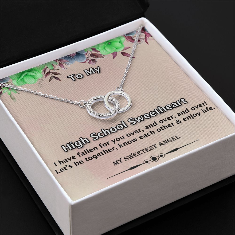 Perfect Pair Necklace, Gift, Jewelry, High School Sweetheart, HS, School, Sweetheart