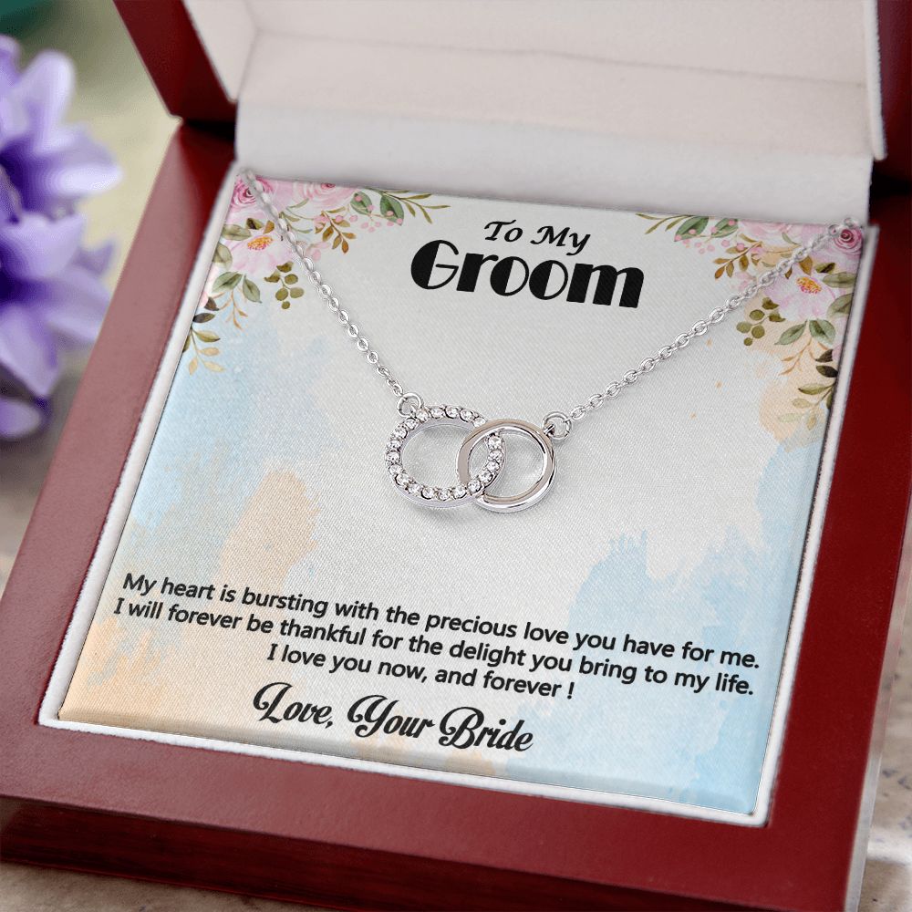 Perfect Pair Necklace, Gift, Jewelry, To Groom, From Bride, Groom, Bride